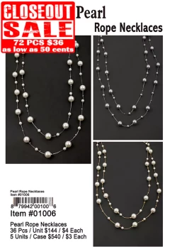 Pearl Rope Necklaces